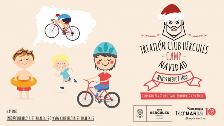 II Campus Infantil de Triatlon Club Hércules Termaria NAVIDAD (Segunda Semana 2 al 5 Enero 2018)