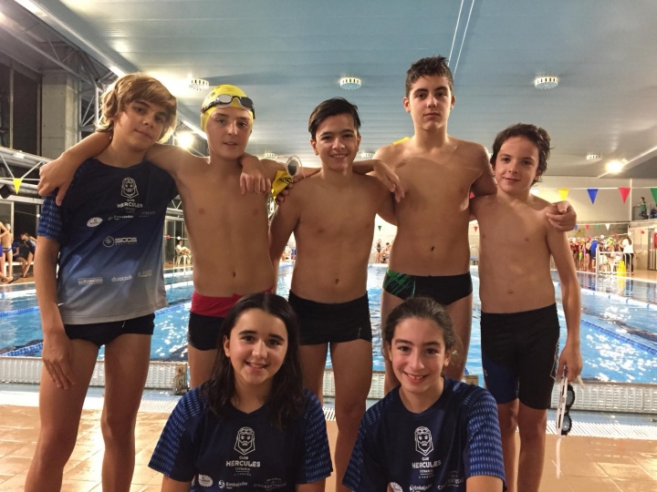 1ª Jornada Liga Alevín natación en Club del Mar de San Amaro