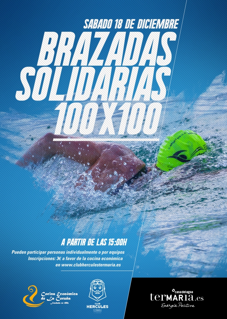 El Club Hércules Termaria organiza la prueba 100x100 Brazadas Solidarias