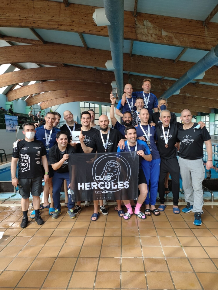 El Club Hércules Termaria conquista  el Campeonato Gallego de Fondo de Natación Master celebrado en Mos (Pontevedra)