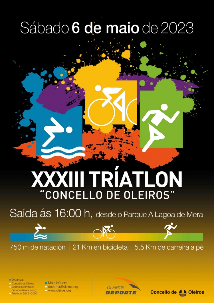 XXXIIITRÍATLON CONCELLO DE OLEIROS (PROBA ABERTA)