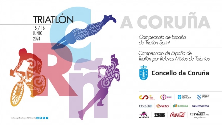 PARTICIPACION EN EL CAMPEONATO DE ESPAÑA DE TRIATLON. A CORUÑA 2024
