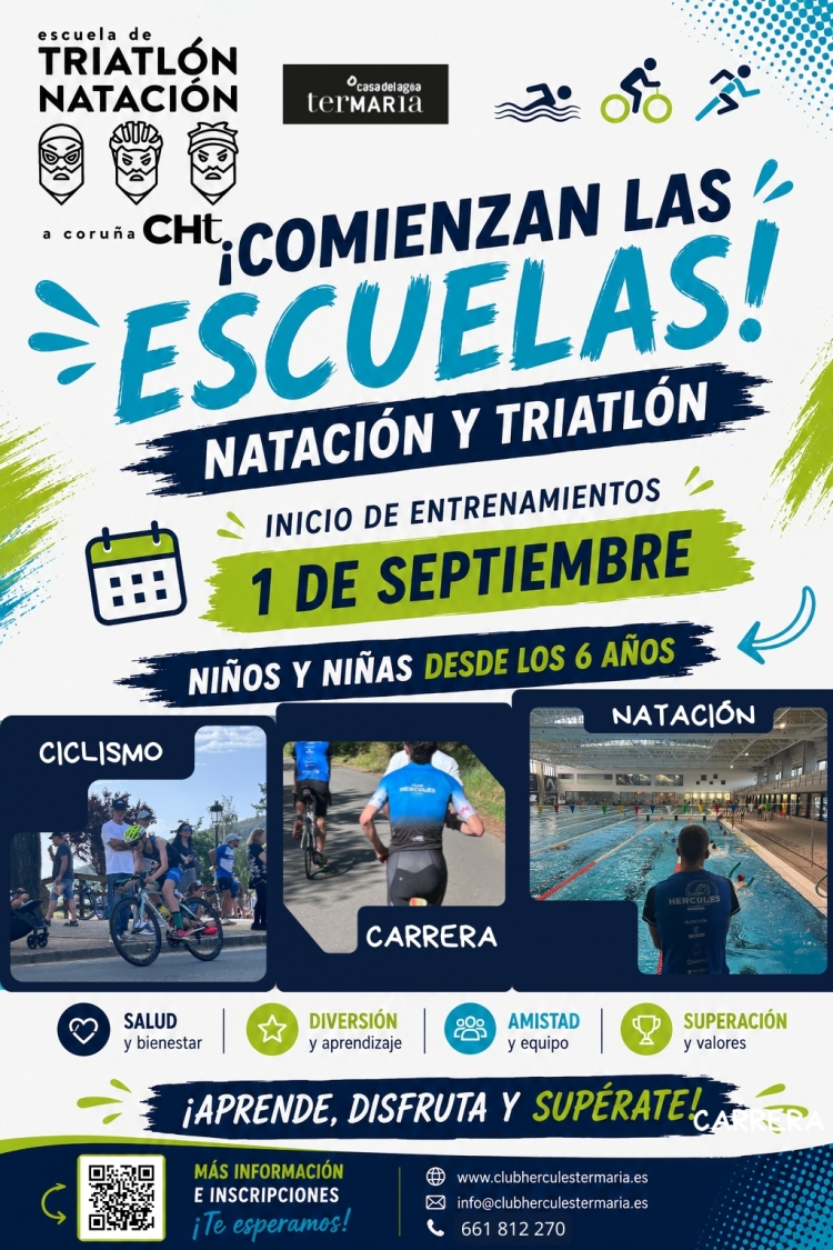 Jornada de Puertas Abiertas en las Escuelas de Natación y Triatlón