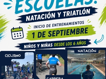 Jornada de Puertas Abiertas en las Escuelas de Natación y Triatlón