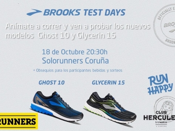 Prueba de Zapatillas de running marca Brooks